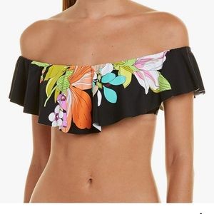 Trina Turk Women's Standard Bouquet Floral Bikini top